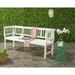 SAFAVIEH Brentwood Outdoor Antique/ White Bench - 68.1" x 20.1" x 31.5"