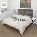 Designart 'Vintage Plant Life XIV' Farmhouse Duvet Cover Comforter Set