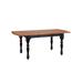 72" Black Cherry Brown Finish Drop Leaf Extendable Dining Table