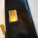 Michael Kors Bags | Authentic Michael Kors Snake Leather Clutch/Wallet | Color: Black/Gold | Size: 8"W X 4"H