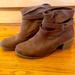 American Eagle Outfitters Shoes | Brown Suede Booties | Color: Brown/Tan | Size: 6