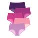 Plus Size Women's Stretch Cotton Brief 5-Pack by Comfort Choice in Purple Multi Pack (Size 15) Underwear