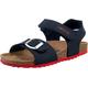 Geox Jungen J Ghita Boy B Sandalen, Navy Red, 34 EU