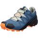 SALOMON Men's Speedcross 5 Gtx Trail Running, Mallard Blue Wrought Iron Vibrant Orange, 9 UK