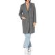Amazon Essentials Plh Button-front Coat Wool Blend, Grey Heather, S