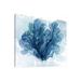 East Urban Home Coastal Coral II by Carol Robinson - Wrapped Canvas Painting Print Canvas in Blue/White | 12 H x 12 W x 0.75 D in | Wayfair