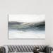 East Urban Home Timeless Shore by Blakely Bering - Wrapped Canvas Painting Print Metal in Black/Blue/Gray | 26 H x 40 W x 1.5 D in | Wayfair