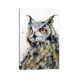 East Urban Home The Watcher by Dean Crouser - Wrapped Canvas Painting Print Canvas in Black/Gray/Green | 18 H x 12 W x 1.5 D in | Wayfair