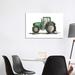 East Urban Home Green Tractor by Kelsey Mcnatt - Wrapped Canvas Print Canvas in Black/Green | 18 H x 26 W x 1.5 D in | Wayfair