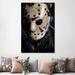 East Urban Home Jason Voorhees I by Nikita Abakumov - Wrapped Canvas Graphic Art Print Metal in Blue/Green/Red | 60 H x 40 W x 1.5 D in | Wayfair