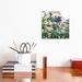 East Urban Home Paris Garden IV by Bethany Young - Wrapped Canvas Photograph Print Canvas in Blue/Green | 12 H x 12 W x 0.75 D in | Wayfair