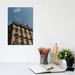 East Urban Home Parisian Smoke Break by Bethany Young - Wrapped Canvas Photograph Print Canvas in Black/Blue/Brown | 12 H x 8 W x 0.75 D in | Wayfair
