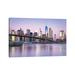 East Urban Home Brooklyn Bridge & Manhattan Skyline In Winter - Wrapped Canvas Print Canvas | 26" H x 40" W x 1.5" D | Wayfair