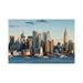 East Urban Home Manhattan Skyline w/ Empire State Building Seen From New Jersey Metal | 26 H x 40 W x 1.5 D in | Wayfair