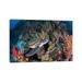 East Urban Home Coral Garden & Green Turtle by Barathieu Gabriel - Wrapped Canvas Photograph Canvas | 18 H x 26 W x 1.5 D in | Wayfair