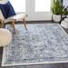 Blue/White 94 x 0.32 in Area Rug - Mistana™ Shyann Navy Area Rug Polypropylene | 94 W x 0.32 D in | Wayfair 64AF360AA37F4940B23205F512209B52