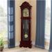Alcott Hill® 77" H Wood Grandfather Clock Wood in Brown/Red/Yellow | 77 H x 21.125 W x 10 D in | Wayfair 36507A6A33F34E13A25122395FB0BCF4