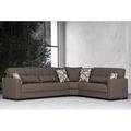 Gray/Brown Sectional - Ottomanson Armada Reversible L-Shaped Sleeper Sofa Sectional w/Storage Seats for Living Room Microfiber/Microsuede | Wayfair