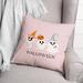The Holiday Aisle® Shannondale Halloween Ghosts Square Pillow Cover & Insert Polyester/Polyfill blend | 20 H x 20 W x 1.5 D in | Wayfair
