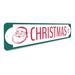 Lizton Sign Shop, Inc Santa Christmas Court Aluminum Sign | 4 H x 18 W x 0.04 D in | Wayfair 4415-A418