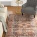 Brown/Red 48 x 0.31 in Area Rug - Charlton Home® Broomhedge Oriental Brown/Rust Area Rug Polypropylene | 48 W x 0.31 D in | Wayfair