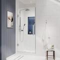 Ove Decors Endless Tampa-Pro 30.71" W x 72.01" H Frameless Shower Kit Tempered Glass in Gray | 72.01 H x 30.71 W in | Wayfair TP0200100