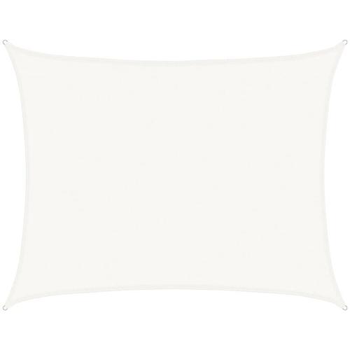 Sonnensegel,Sonnenschutzsegel 160 g/m² Weiß 6×7 m hdpe vidaXL