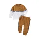 Ensemble de Vêtements pour Bébés Garçons Sweats à Capuche à Col Rond et Pantalon artificiel astique