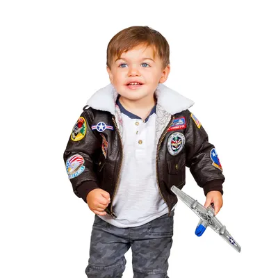 Blouson aviateur en cuir PU pour enfants vêtements pour bébés filles manteau vintage pilote