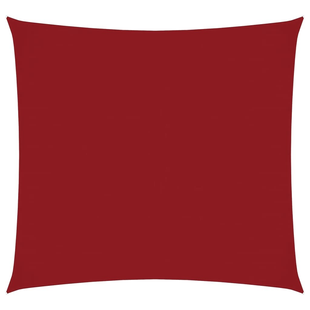 vidaXL Sonnenschirmsegel quadratisches Oxford-Gewebe 4x4 m rot Outdoor Psi Plus Modell Image