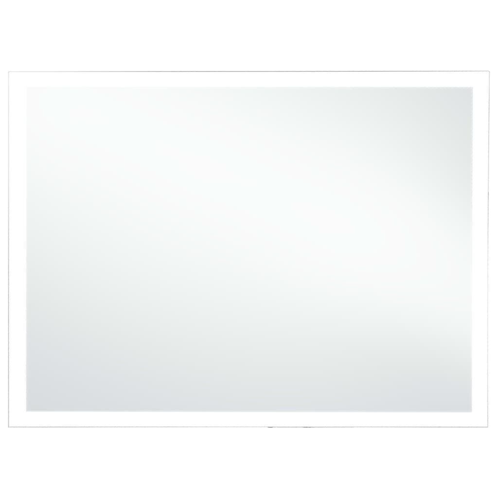 vidaXL Badezimmer-Wandspiegel mit LED 100 x 60 cm Image