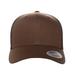 Yupoong 6606MC Retro Trucker Multicam Snapback Cap in Coyote Brown/Black size Adjustable | Cotton/Nylon Blend