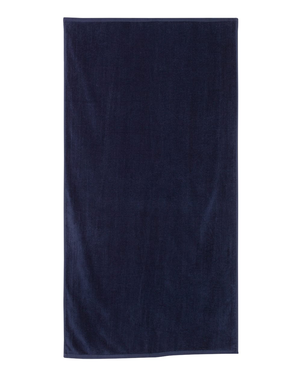 Q-Tees QV3060 Velour Beach Towel in Navy Blue | Cotton