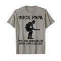 Rock N Roll Metal Rock Band Herren Metal Rock Papa Vater T-Shirt