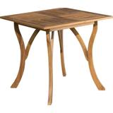 Outdoor Solid Wood 31.5 inch Square Patio Dining Table - 29.5'' H x 31.5'' W x 31.5'' D