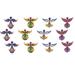 Q-Max 12-Piece Angel Magnets 3"H Decoration Figurine