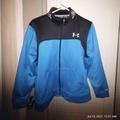 Under Armour Jackets & Coats | Boys Youth Large Blue & Black Under Armour Jacket | Color: Black/Blue | Size: Lb