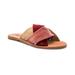 Free People Shoes | Free People Rio Vista Slide Sandal Pink Ros Sandal | Color: Pink/Tan | Size: 7