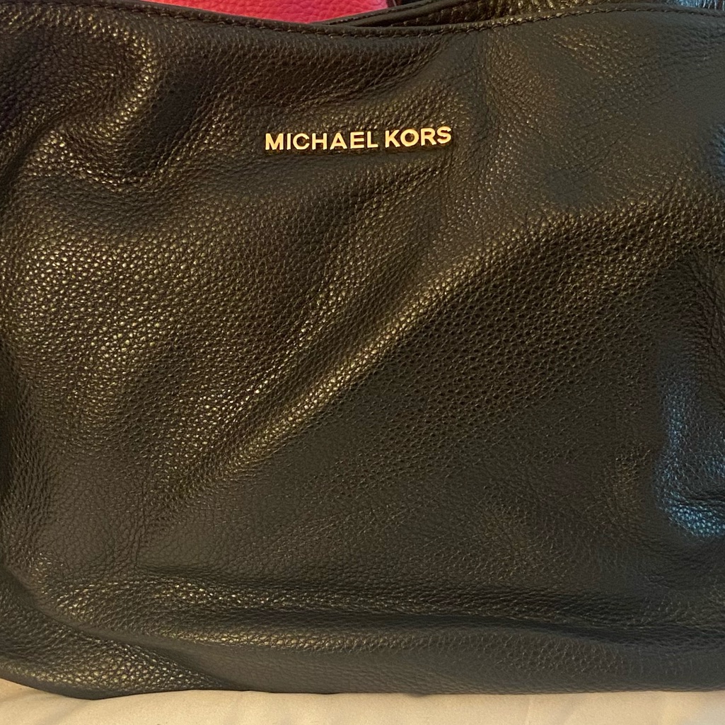 Michael Kors Bags | Black Slouched Mk Bag | Color: Black | Size: Os