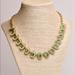 J. Crew Jewelry | Gorgeous J.Crew Green Rhinestones Necklace | Color: Green | Size: Os