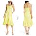 Lilly Pulitzer Dresses | Lilly Pulitzer Eloisa High/Low Midi Sundress Nwt | Color: White/Yellow | Size: 00
