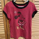 Disney Shirts & Tops | Disney Store Minnie Mouse T-Shirt Size 5/6 | Color: Red | Size: 6g