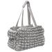 Grey 'Bubble Vogue' Ultra-Plush Fashion Designer Pet Carrier, 14.56" L X 6.7" W X 10.24" H, 1.11 LBS, Gray