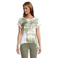 Betty Barclay Women's 2766/2238 T-Shirt, Cream/Green, 16