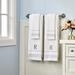 Gracie Oaks Casual Monogram Bath Towel, "Y",White 100% Cotton in Gray | 28 W in | Wayfair B737B890A6AF44469DC16021F30175E2