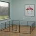 Tucker Murphy Pet™ Dog Playpen 12 Panels Steel 31.5" x 23.6" Black Metal | 23.6 H x 31.5 W x 0.79 D in | Wayfair 170573