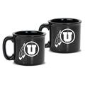 Utah Utes 2-Piece 12oz. Ceramic Campfire Mug Set