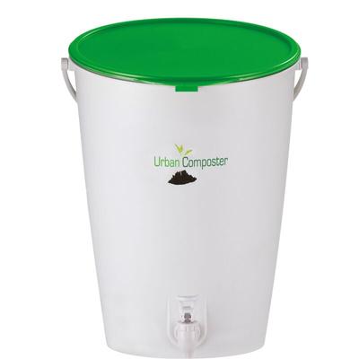 Garantia - Urban Komposter 15 Liter grün, inkl. Deckel und Kompostspray - 995046