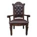 Direct Marketplace Vendome Tufted Arm Chair Wood/Upholstered in Black | 48 H x 27 W x 28 D in | Wayfair 60004