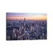 East Urban Home Aerial View Of Midtown Manhattan, New York City, USA - Wrapped Canvas Print Canvas | 8" H x 12" W x 0.75" D | Wayfair